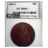 1884-O Morgan PCI MS65+ Stunning Color