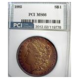 1885 Morgan MS66 LISTS $435