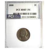 1956 Nickel MS67 FS LISTS $2600