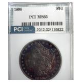 1896 Morgan PCI MS65 Bold Color