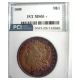 1889 Morgan MS65+ LISTS $475