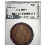 1921 Morgan MS66 LISTS $700