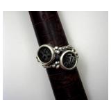 Silver Double Ring Widows Mite Bronze Coin