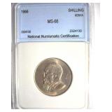 1966 Shilling NNC MS66 Kenya