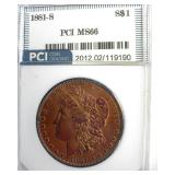 1881-S Morgan MS66 LISTS $400