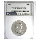 1963 Franklin PR69 DCAM LISTS $5000