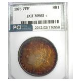 1878 7TF Morgan MS65+ LISTS $2000