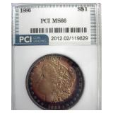 1886 Morgan MS66 LISTS $475