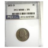 1975-D Nickel MS66+ FS LISTS $275