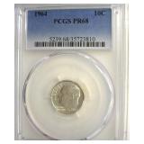 1964 Dime PCGS PR68