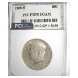 1969-S Kennedy PR70 DCAM LISTS $17500