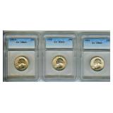 1951 1955-D 1958 Quarter ICG MS66+ LISTS $1420