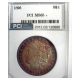 1896 Morgan PCI MS65+ Great Color