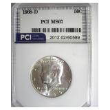 1968-D Kennedy MS67 LISTS $750