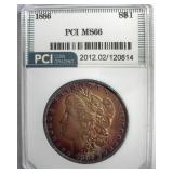 1886 Morgan MS66 LISTS $475