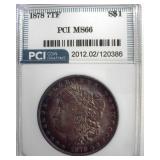 1878 7TF Morgan MS66 LISTS $2750