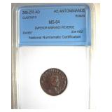 268-270 AD Claudius II MS64 Ancient Rome