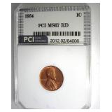 1954 Cent MS67 RD LISTS $11500