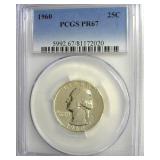 1960 Quarter PCGS PR67