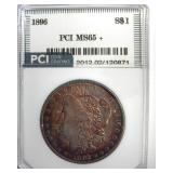 1896 Morgan PCI MS65+ Excellent Color