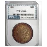 1886 Morgan PCI MS65+ Incredible Color