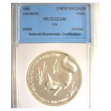 1995 2 New Sheqalim NNC PR70 DCAM Israel