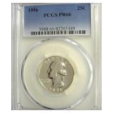 1956 Quarter PCGS PR66