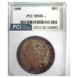 1886 Morgan PCI MS65+ Great Color