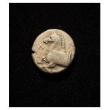 385BC Thrace Silver Horse-Grapes VF 1/4 Stater