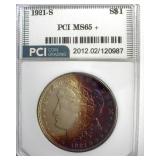 1921-S Morgan MS65+ LISTS $1250