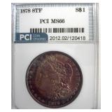 1878 8TF Morgan MS66 LISTS $6000
