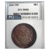 1878 7TF Morgan MS65 LISTS $750