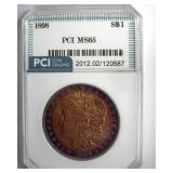 1898 Morgan PCI MS65 Beautiful Color