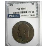 1974 Ike MS67 LISTS $18500