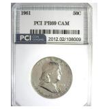 1961 Franklin PR69 Cameo LISTS $2250