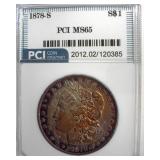 1878-S Morgan MS65 LISTS $400