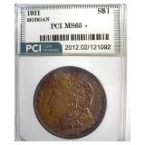 1921 Morgan PCI MS65+ Unique Color