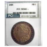1898 Morgan PCI MS65+ Fabulous Color