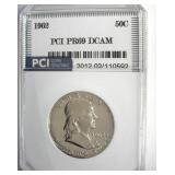 1962 Franklin PR69 DCAM LISTS $3850