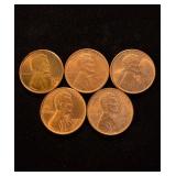 1930s Cents P, D BU+ Group of 5