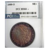 1899-O Morgan PCI MS65+ Purple Toning