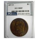 1977-D Ike MS67 LISTS $4850