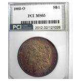 1885-O Morgan PCI MS65 Excellent Toning