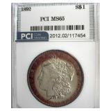 1892 Morgan MS65 LISTS $3150