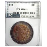 1889 Morgan MS65+ LISTS $475