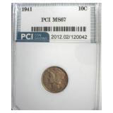 1941 Dime MS67 LISTS $110