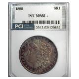 1886 Morgan PCI MS65+ Soft Color