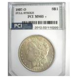 1897-O Morgan MS65+ Full Strike LISTS $95000