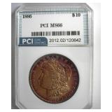 1886 Morgan MS66 LISTS $475