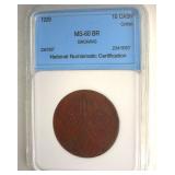 1929 10 Cash NNC MS60 BR China